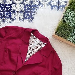 CHICO'S red sports blazer